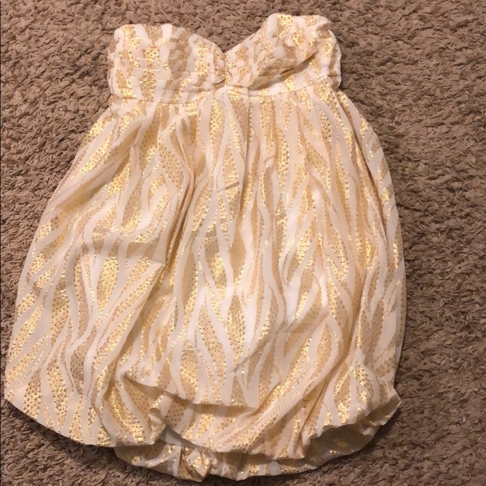 Strapless party dress